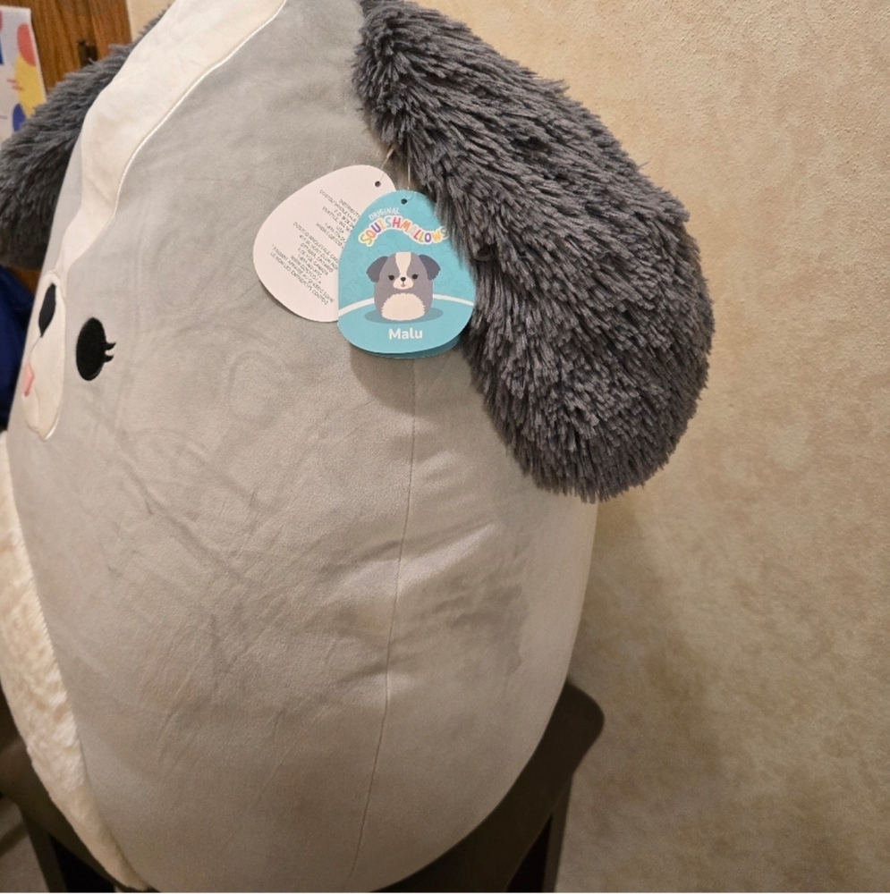 Squishmallow 24 inch, giant shih tzu, dog, nwt - Picture 7 of 10